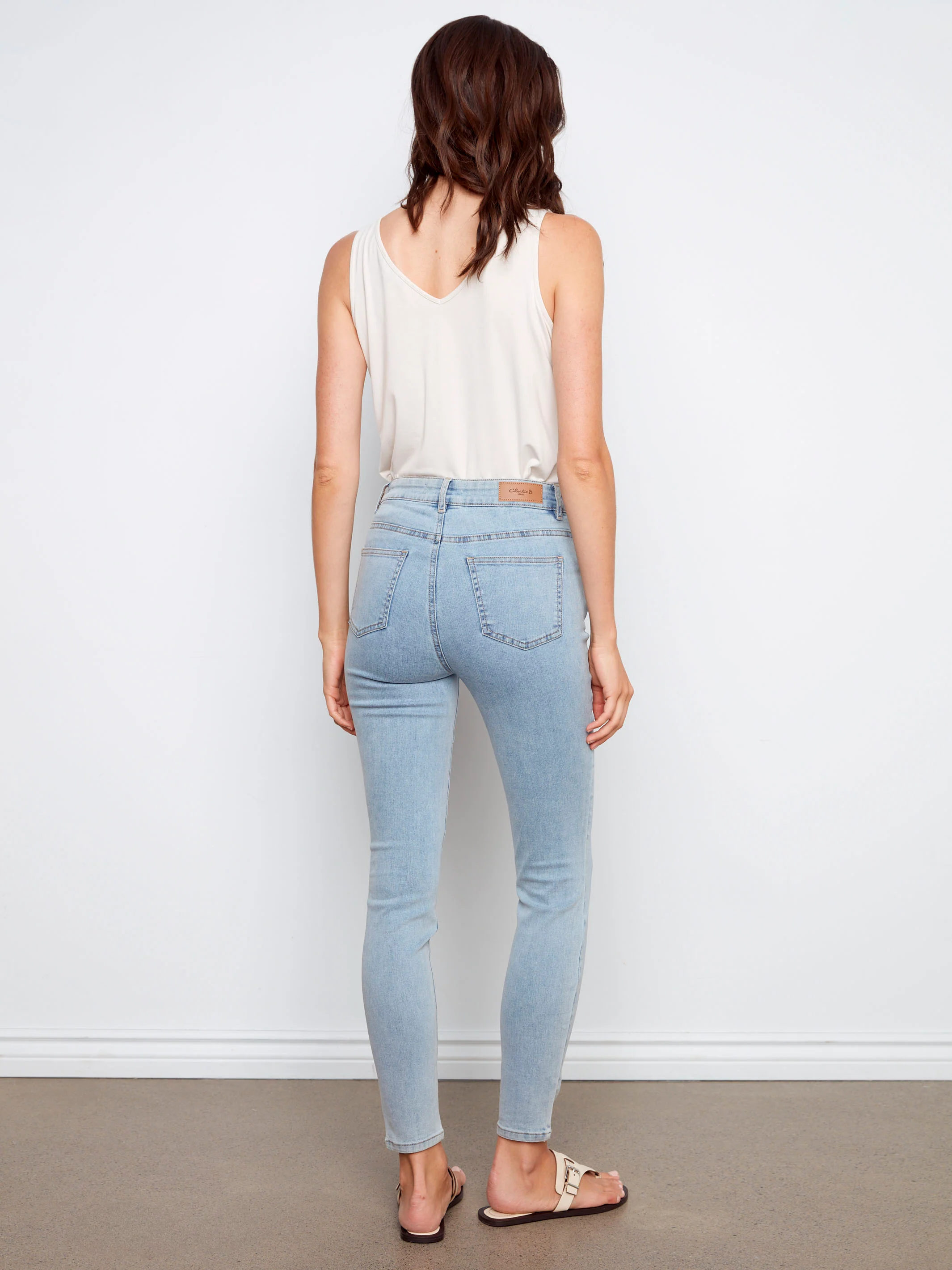Carine Skinny Jeans - Light Blue - Image 4