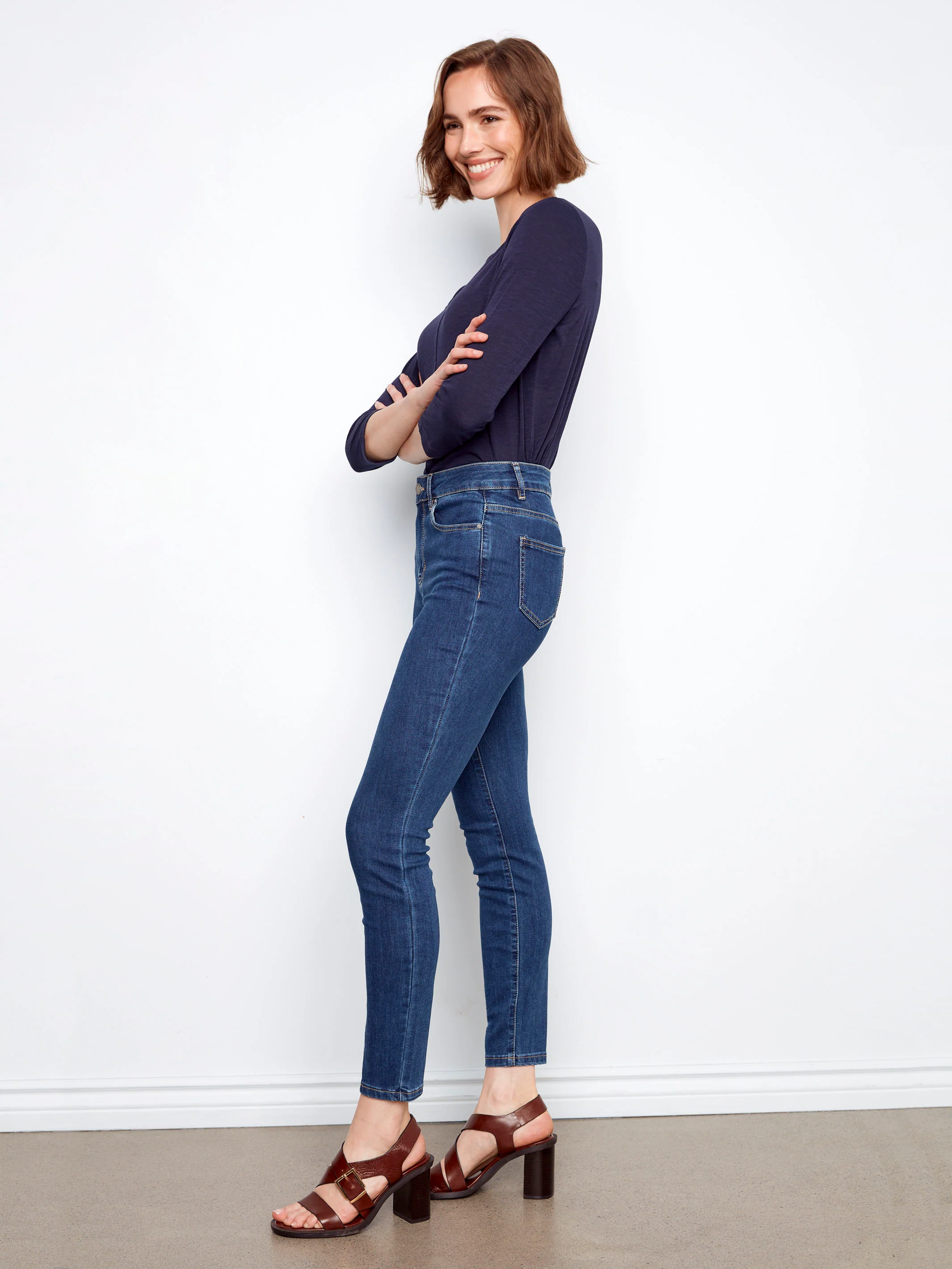 Carine Skinny Jeans - Indigo - Image 3