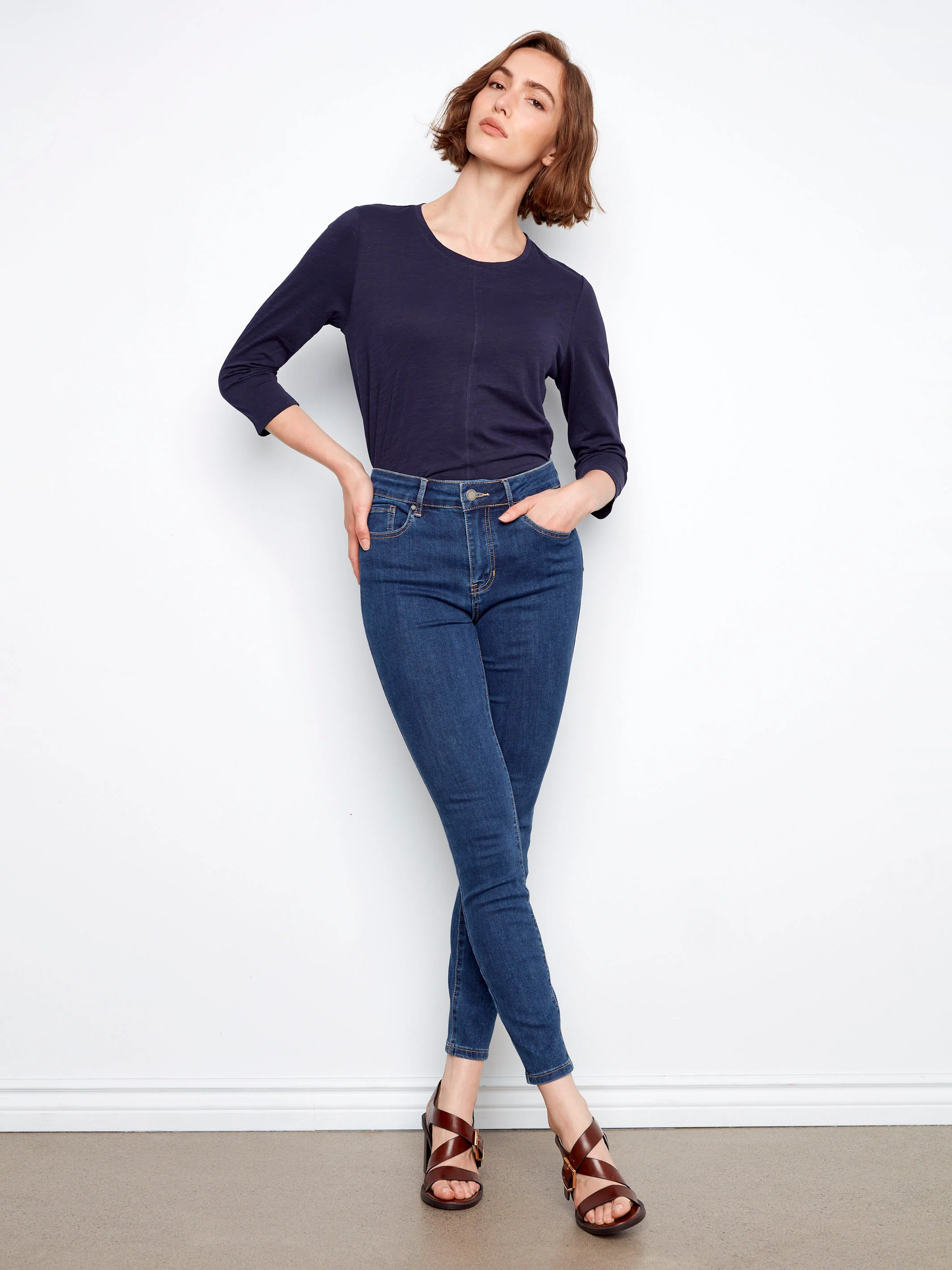 Carine Skinny Jeans - Indigo - Image 5