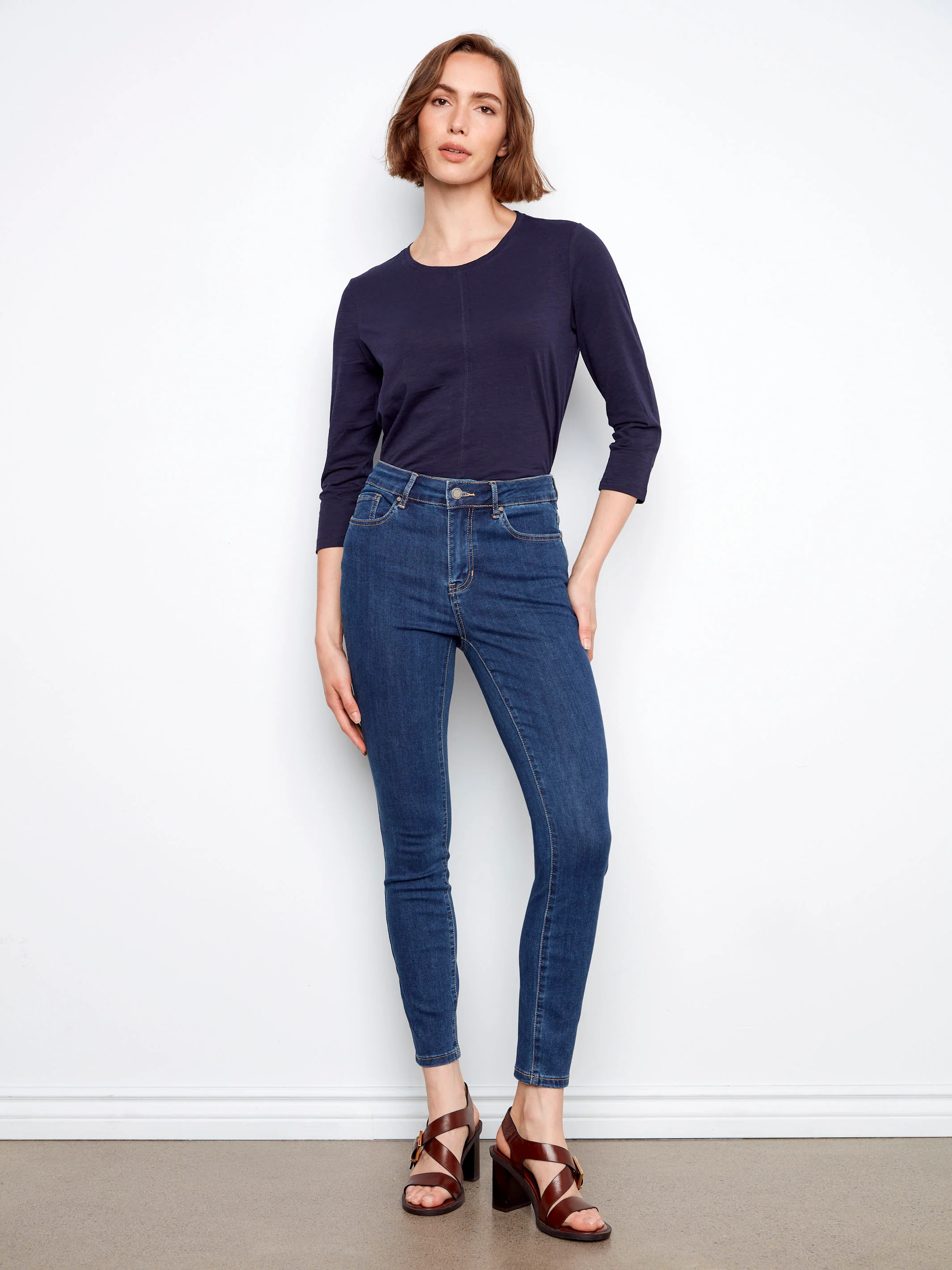 Carine Skinny Jeans - Indigo - Image 6