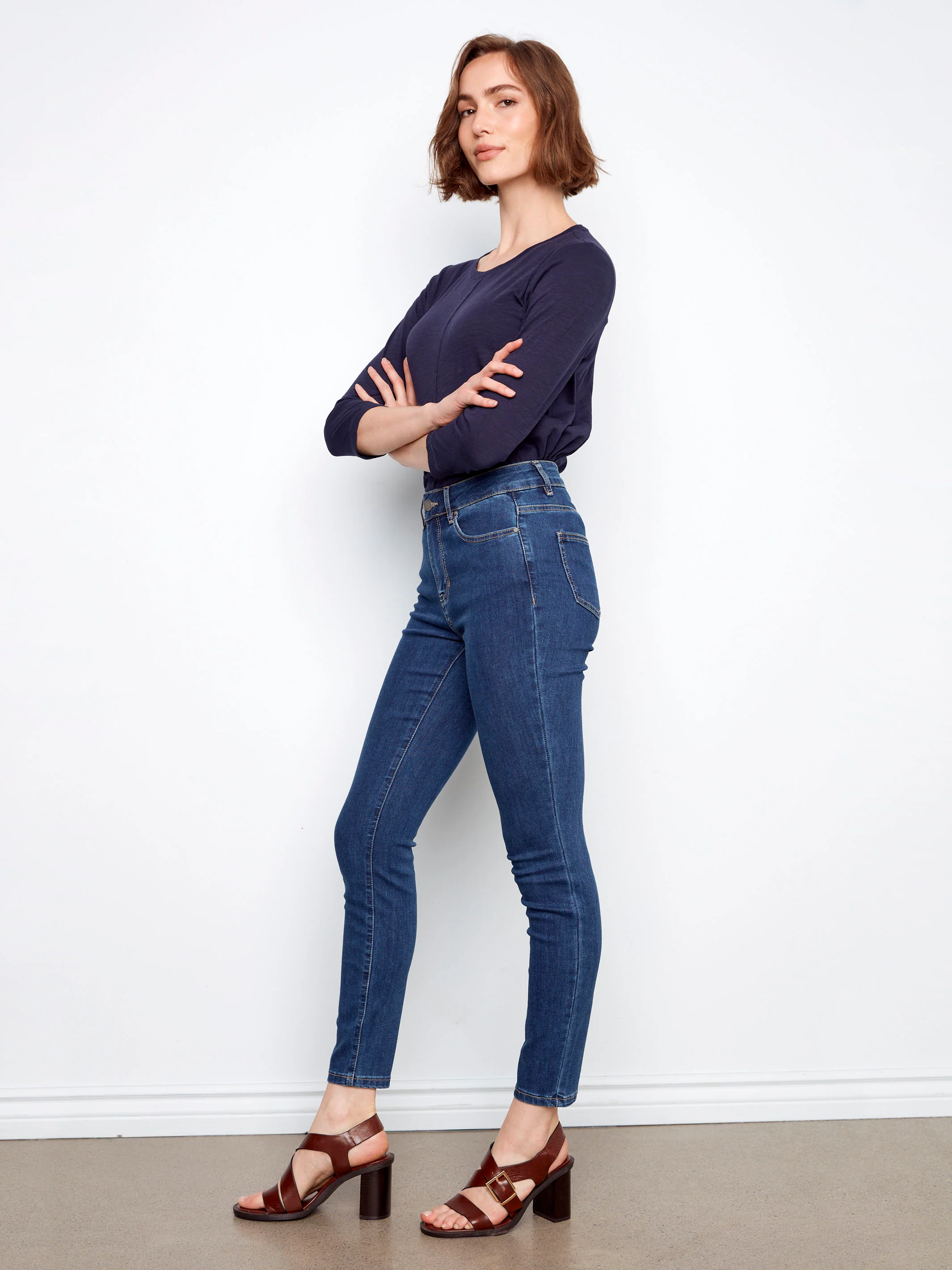 Carine Skinny Jeans - Indigo - Image 7