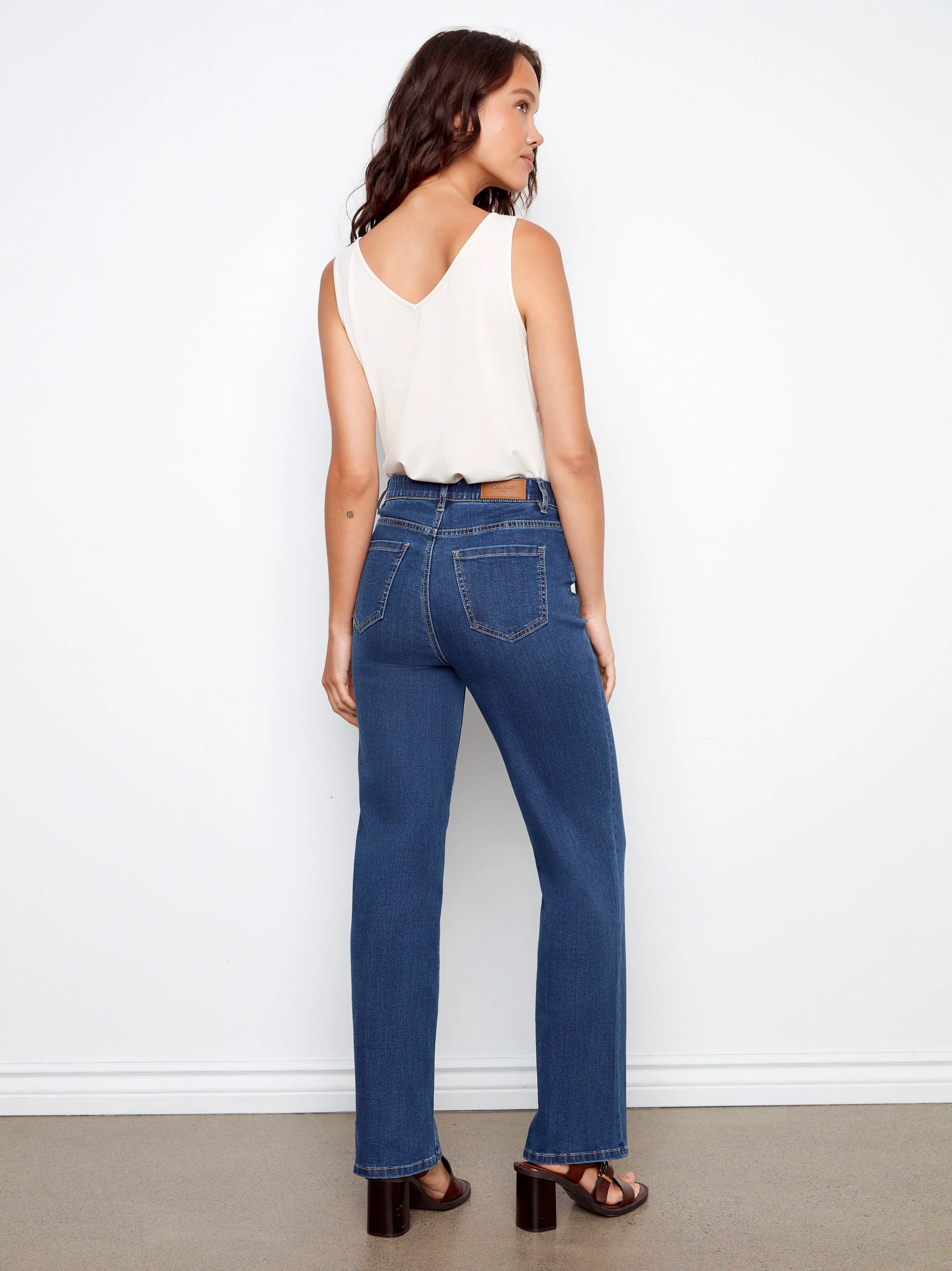 Charlotte Straight Leg Jeans - Indigo - Image 4