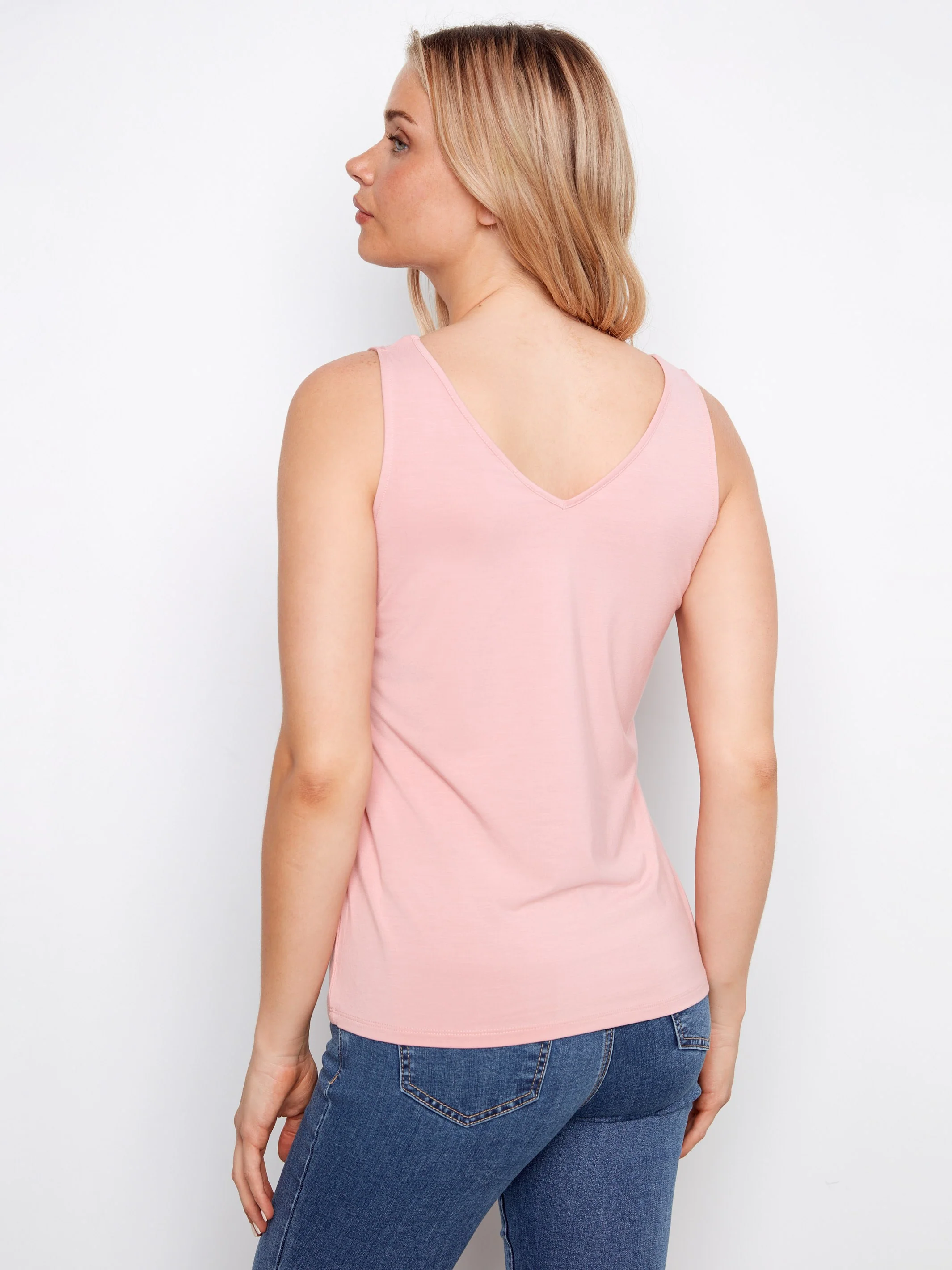 Reversible Bamboo Cami - Peony - Image 6
