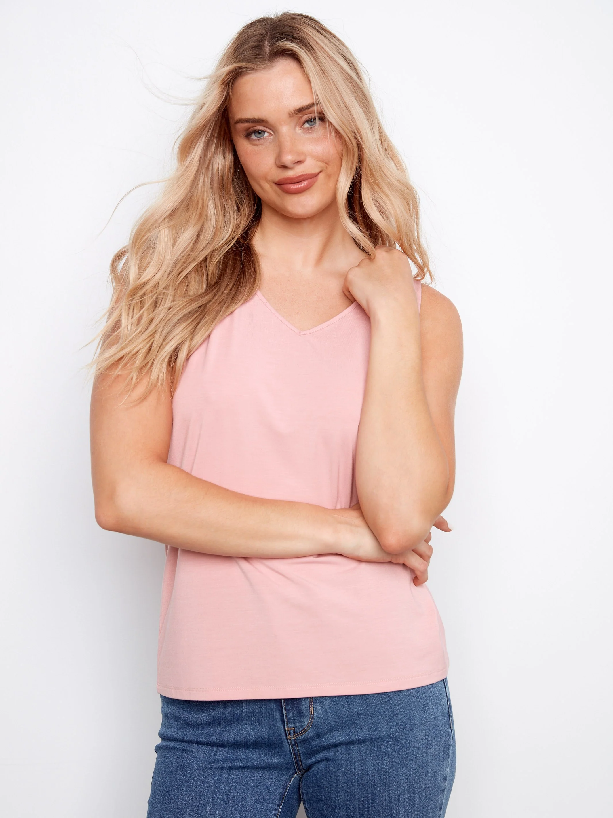 Reversible Bamboo Cami - Peony - Image 8